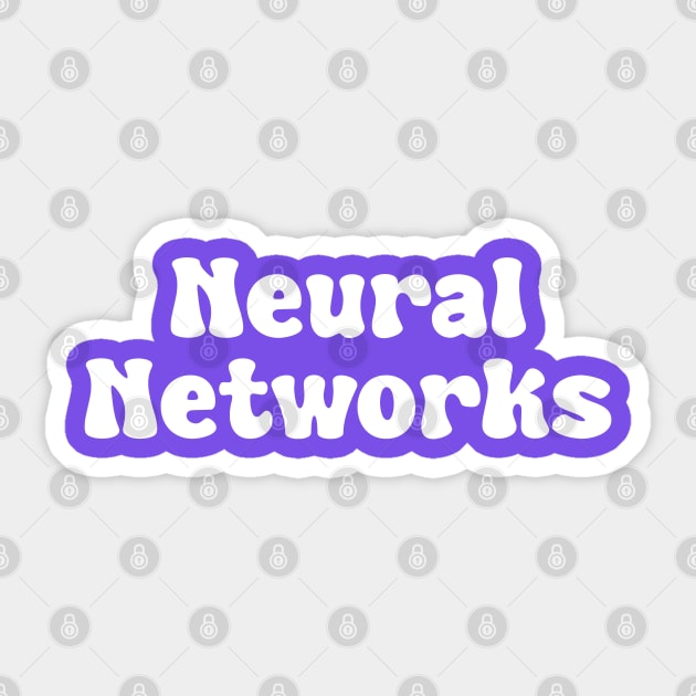 Neural network Sticker by Spaceboyishere